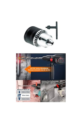 Assur Plus Metal Şanzıman Profesyonel Kırıcı Delici Otomatik Kafa Vidalama 5 Parça Hilti