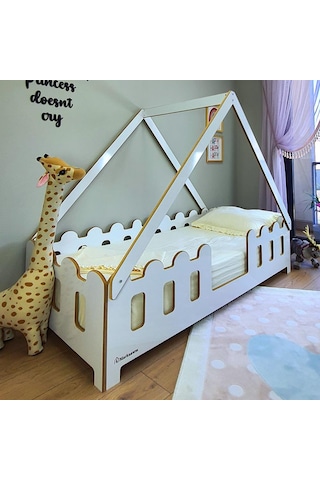Markaawm Markaawm Montessori Karyola Çocuk Ve Bebek Mdf Yatak Lizbon Akçaağaç