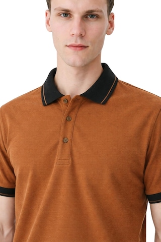 Arma Ar-ma Erkek Polo Yaka Tişört Baskisiz Basic Örme Kumaş Regular Fit %100 Pamuk 30/1 Çift Toplama Penye Pike Y31374358702 Kahverengi-k7
