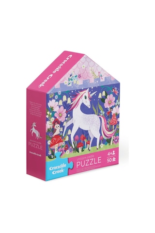 Crocodile Creek Puzzle - 50 Parça - Unicorn Kalesi