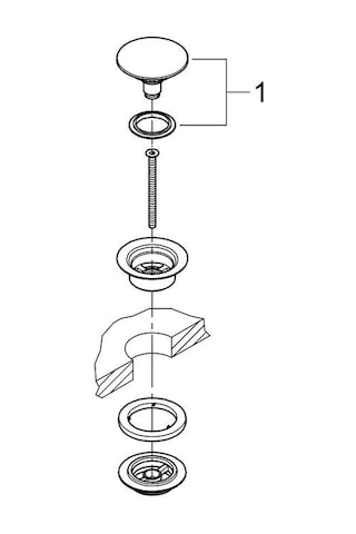 Grohe Bas-aç Gider Seti - 65807dl0
