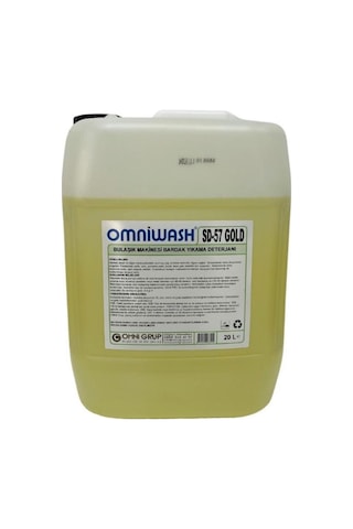 Omniwash Gold Endüstriyel Sıvı Bulaşık Yıkama Deterjanı ve Parlatıcısı 2 x 20 L
