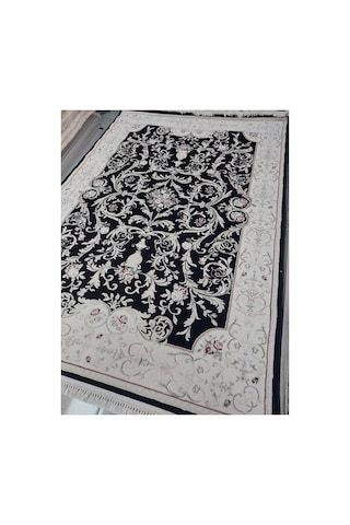 Şiraz 160x230 4m2 Dokuma Halı Siyah/krem