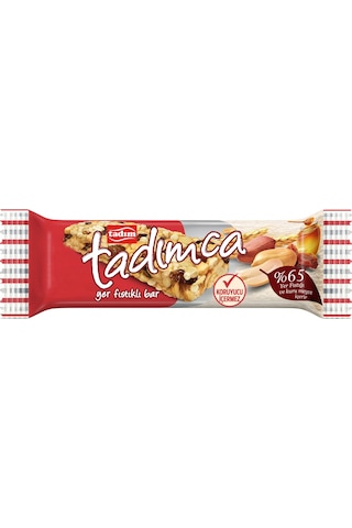 Tadım Sportif - Antep Fıstıklı - Yer Fıstıklı Bar 30 Gr 20 Li - 3 Lü Karma Paket