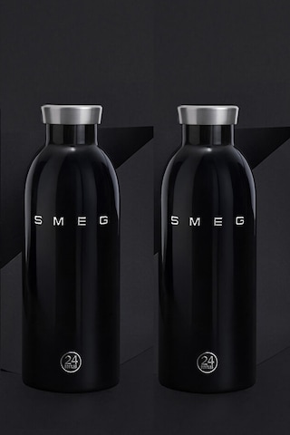 Smeg 50's Style Retro Clima Bottle Wbf01 500 Ml Çelik Termos Siyah