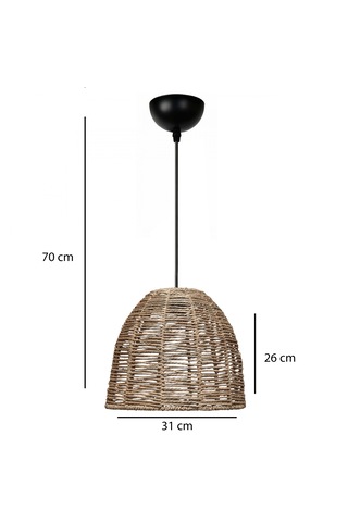 Homing Cascais Natural El Yapımı Sarkıt Sl019 Bej