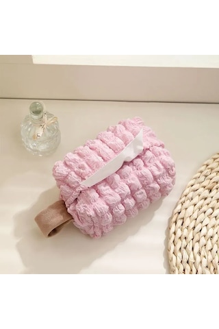 Mufunye Şık Ve Pratik Peçete Tutucu - Mutfak Ve Araç İçin Kompakt Tasarım Pembe