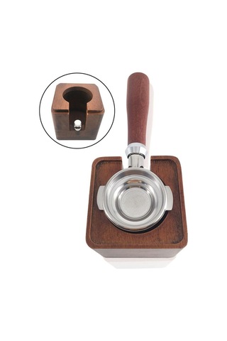 Homyl Kahve Sabotajı Tutucu Kapaklı Sıkıştırma İstasyonu Ahşap