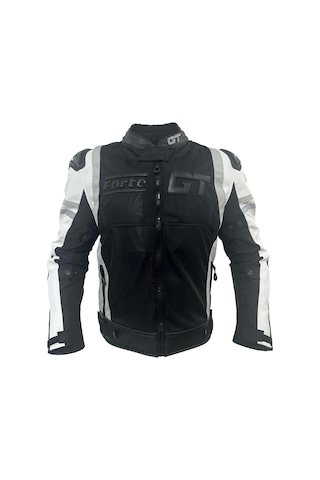 Forte GT Titan Hörgüçlü Motosiklet Montu Beyaz - Siyah