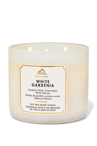 Whıte Gardenıa Büyük Mum 411 Gr Beyaz Whıte Gardenıa Büyük Mum 411 Gr Beyaz