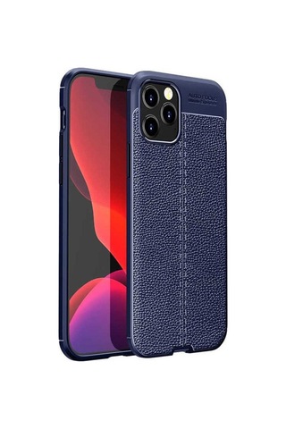 Apple Uyumlu iPhone 12 Pro Kılıf Zore Niss Silikon Kapak Lacivert