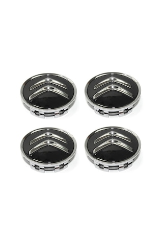 Citroen Jant Kapağı Göbeği Telli Krom Takım 60 mm 4 Adet