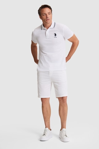 U.s. Polo Assn. Erkek Beyaz Şort / Bermuda 50322320-vr013