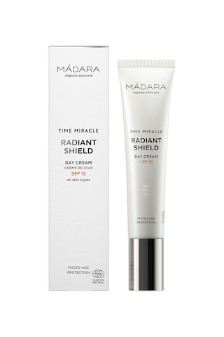 Radiant Shield Lsf 15 Mádara Organik Güneş Koruyucu Krema Hyalüronik Asit İle