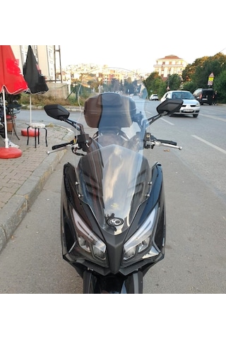 Motocam Kymco Xtown Ct 250 Ön Cam 2020-2026 Model 83cm Şeffaf Renkli 4mm Uzun