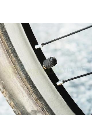 Plastik Siyah Sibop Kapağı Araba Bisiklet Motosiklet 20 Adet Sert Plastik