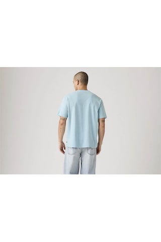 Levis Authentic Red Tab Vintage Mavi Erkek T-shirt A0637-0180 Mavi