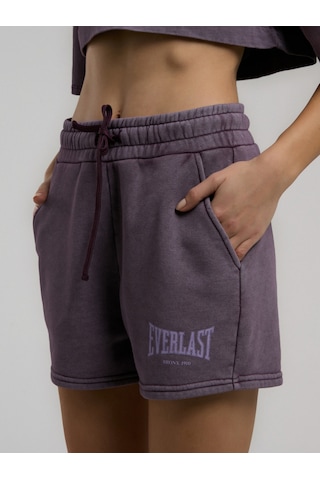 Everlast Bronx 1910 Mor Kadın Şort Mor