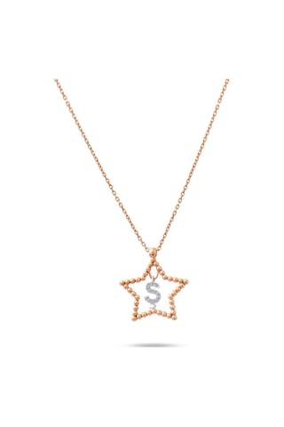 0.05 Karat Ş Pırlanta Kolye - Hrd Sertifikalı