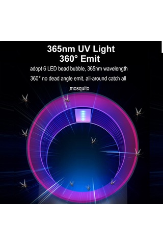 Xindoker Beyaz Usb Elektrikli Moskitötücü Lamba - Sessiz Işık Katalizli, Radyasyonsuz, 5w, 110-220v, Yatak Odası Kullanıma Uygun