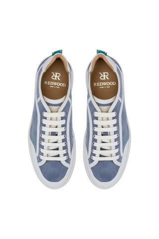 Redwood Erkek Hakiki Deri Mavi Sneakers & Spor Ayakkabı 1022 16525 Erk Ayk Y24 Blu Mavi