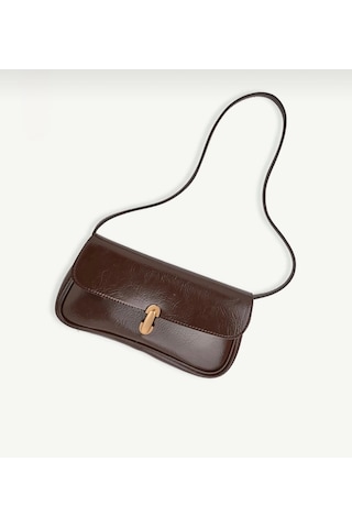 Öznora Kahverengi Vintage Model El Ve Omuz Çantası