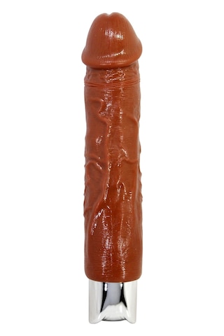 xShopum 23,8 Cm Usb Şarjlı Gerçekçi Melez 10 Titreşim Modlu Vibratör Rufus Pro