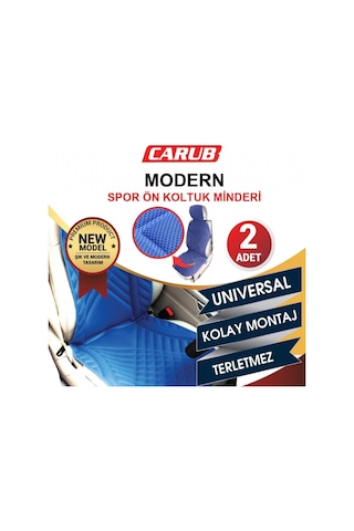Carub Koltuk Minderi Modern Spor Mavi 2 Li Br4818105
