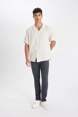 Defacto Pantolon Slim Fit Dar Kesim Cepli Dar Paça C9436AX24AUAR184 Antrasit