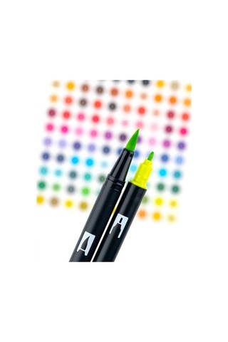 Tombow Abt Dual Brush Pen Grafik Kalemi 10'lu Set - Bright Parla
