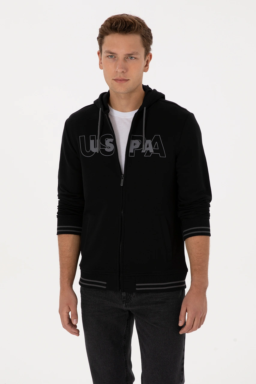 U.s. Polo Assn. Erkek Siyah Hırka Örme 50316355-vr046 Siyah