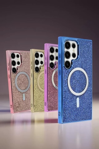 Samsung Galaxy Uyumlu S23 Ultra Helen Magsafe Kapak - Pembe Bzsxx00 1