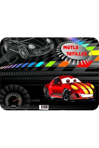 Gen-of Yarış Arabası Temalı 27x36 Karton İlkokul Yatay Karne Kabı 1 Adet