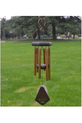 Rüzgar Çanları Dış Derin Ton İçin Rüzgar Çanları, Anıt Windchimes Bahçe Ev Yard Asma Dekor Hediyeleri Bahçe Dekoru İçin Hediyeler Gümüş, Boyut: 50cm