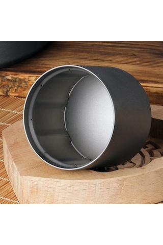 Geeksen Titanyum Alkol Ocağı 0.5mm Kalınlık, 100ml Kapasite + 5kg Taşıma Kapasiteli Çapraz Ayak Toplam Ağırlık 74.5g Çok Renkli