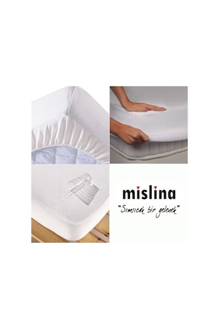 Mislina Home 120X200 Beyaz Fitted Sıvı Geçirmez Alez
