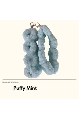 Puffy Mint Telefon Askısı