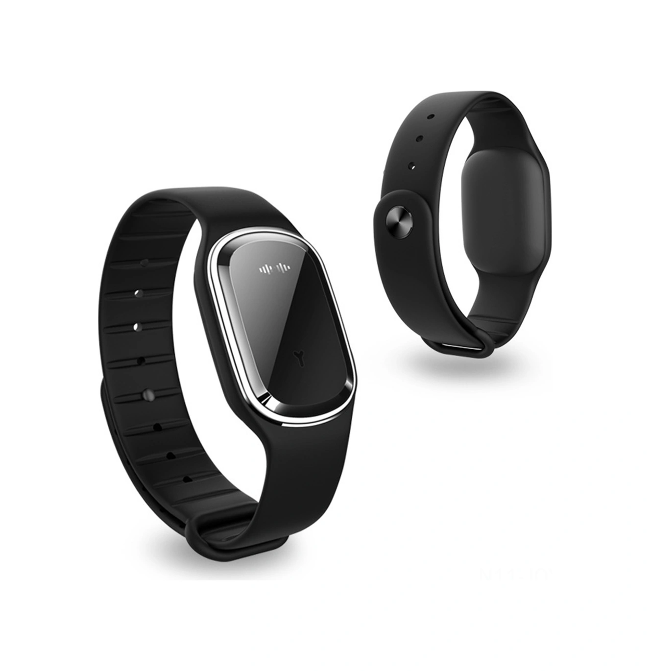 Youmex Siyah Fiziksel Uyku Yardımcı Akıllı Sıcaklık Ölçer Viskosu Bileklik, 3 Seviye Ayar, 7 Gün Kullanim Süresi, Mosquitoyu Kovucu Saat