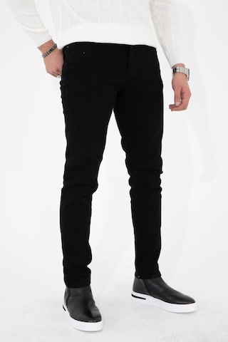 Hlt Jeans He0019 Slim Fit Likralı Esnek Erkek Jeans Kot Pantolon Siyah