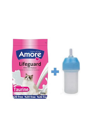 Amore Lifeguard Yavru Kedi Süt Tozu 240 G + Biberon 40 ML