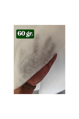 Vatka Elyaf 60gr./m² En:100cm/boy:200cm - Sarma Elyaf - Yorgan Elyafı - Mont Elyafı - Beyaz 60gr./m²
