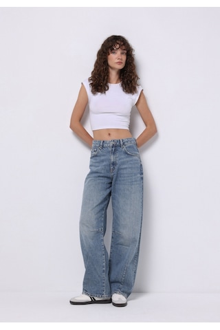 Colin's Colins Baggy Fit Kadın İndigo Jean Pantolon Cl1075838 Q1.v1 Dn44413 Denim
