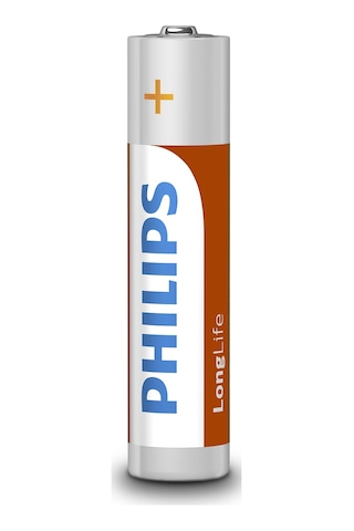Philips R03L4B/10 LongLife AAA İnce Kalem Pil 4'lü