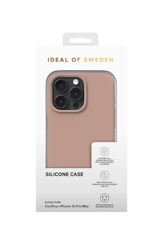 Silicone Case Apple Uyumlu iPhone 15 Pro Max Blush Pink Pembe
