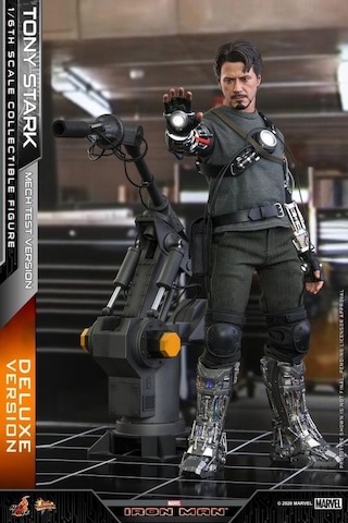 Hot Toys Tony Stark Mech Test Deluxe Version Sixth Scale Figure - 906793 - Mms582 - Marvel Comics / Iron Man
