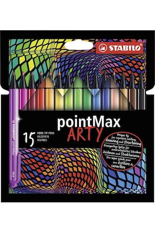 Stabilo Pointmax Arty Keçe Uçlu Kalem Seti 15'li