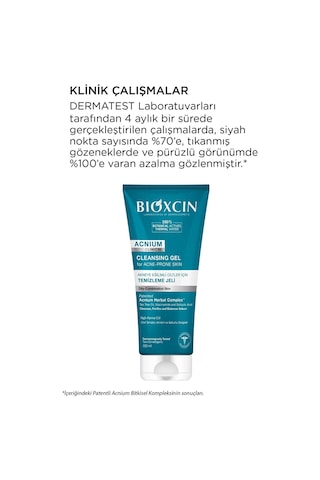 Bioxcin Acnium Sebum Dengeleyici Yüz Yıkama Jeli 200 Ml