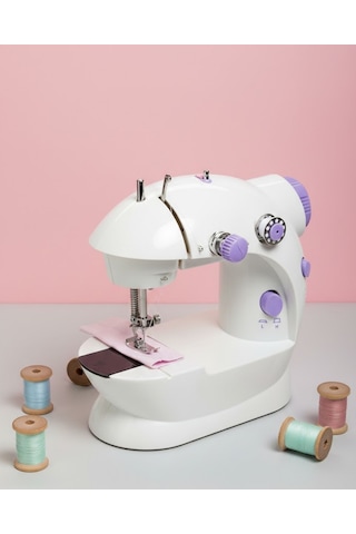 Elektrikli Mini Dikiş Makinesi Pratik Ev Yardımcısı Standart