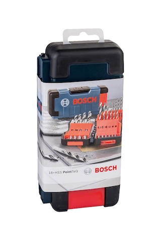 Bosch HSS PointTeQ 18 Parça Toughbox Metal Delme Set - 2608577350