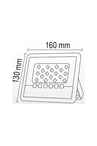 Forlife Fl-3145 60W 6500K Solar Projektör Beyaz